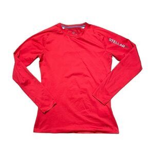 STELLAR EQUIPMENT Stellar Tech Long Sleeve Tee Red Size Small